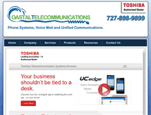 Tablet Screenshot of coastaltelecom.net